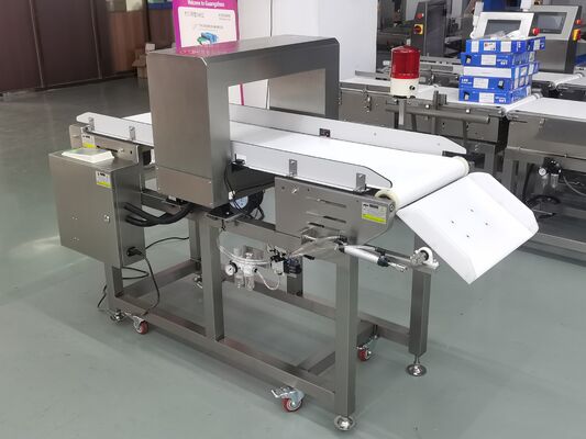 HACCP FDA Pulse Metal Detector Conveyor Metal Detection Machine for Chocolate Chip Cookies Biscuit Snack Production Line